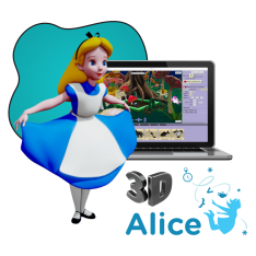 Alice 3d - КИБЕРшкола программирования для детей, компьютерные курсы для школьников, начинающих и подростков - KIBERone г. Евпатория