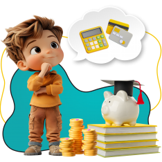 Финансовый интеллект вместе KIBERone - КИБЕРшкола программирования для детей, компьютерные курсы для школьников, начинающих и подростков - KIBERone г. Евпатория