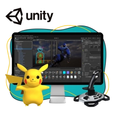 Мир игр на Unity 2D на популярном движке + AI-помощники - КИБЕРшкола программирования для детей, компьютерные курсы для школьников, начинающих и подростков - KIBERone г. Евпатория