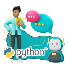 Умный чат-бот на Python на Telegram - КИБЕРшкола программирования для детей, компьютерные курсы для школьников, начинающих и подростков - KIBERone г. Евпатория