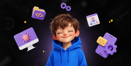 Идеальный сайт с нуля: код, дизайн и AI-помощник - КИБЕРшкола программирования для детей, компьютерные курсы для школьников, начинающих и подростков - KIBERone г. Евпатория